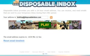 Disposable Inbox